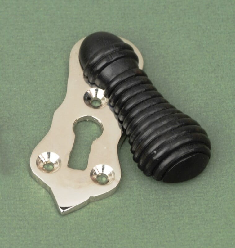Solid Ebony Beehive Escutcheon - WEBN