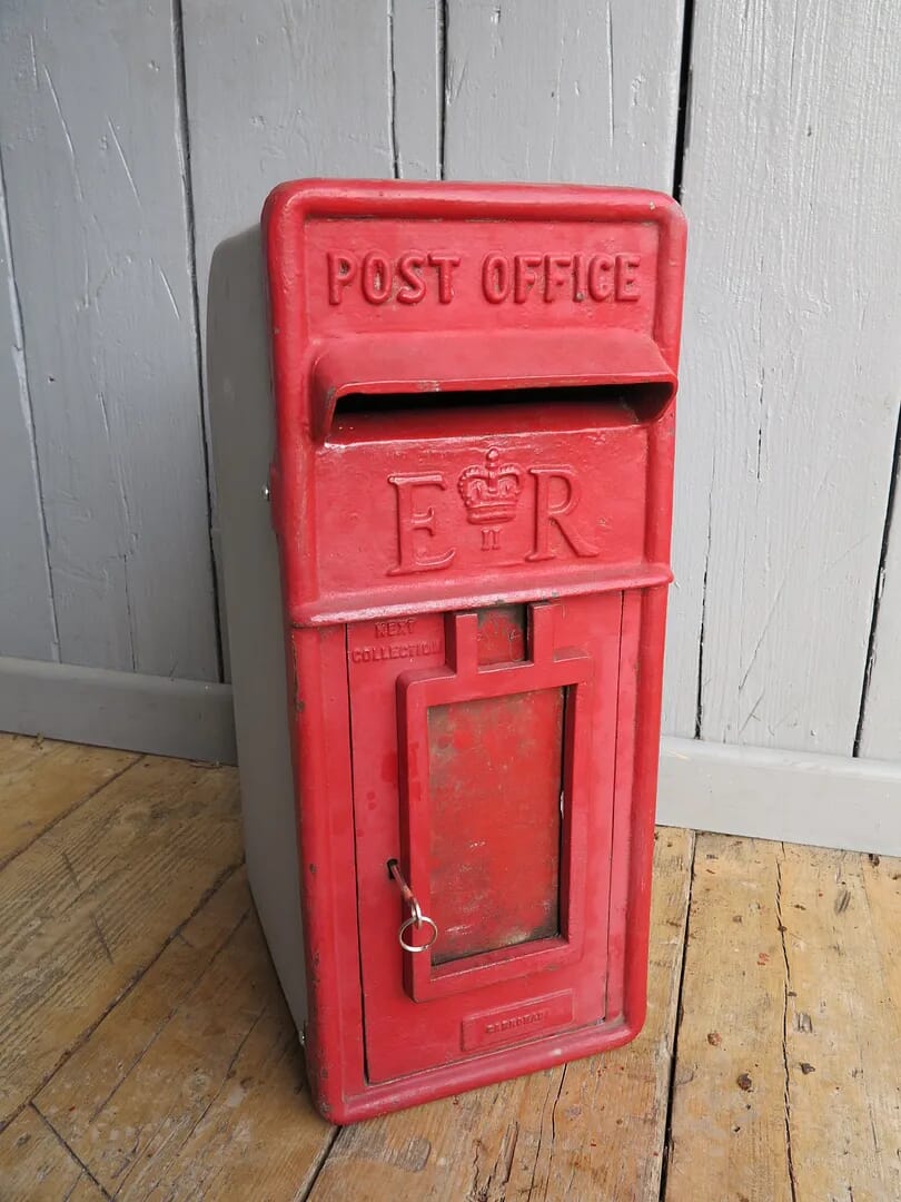 Original Royal Mail Arch Back Post Box - Carronade - 7442A