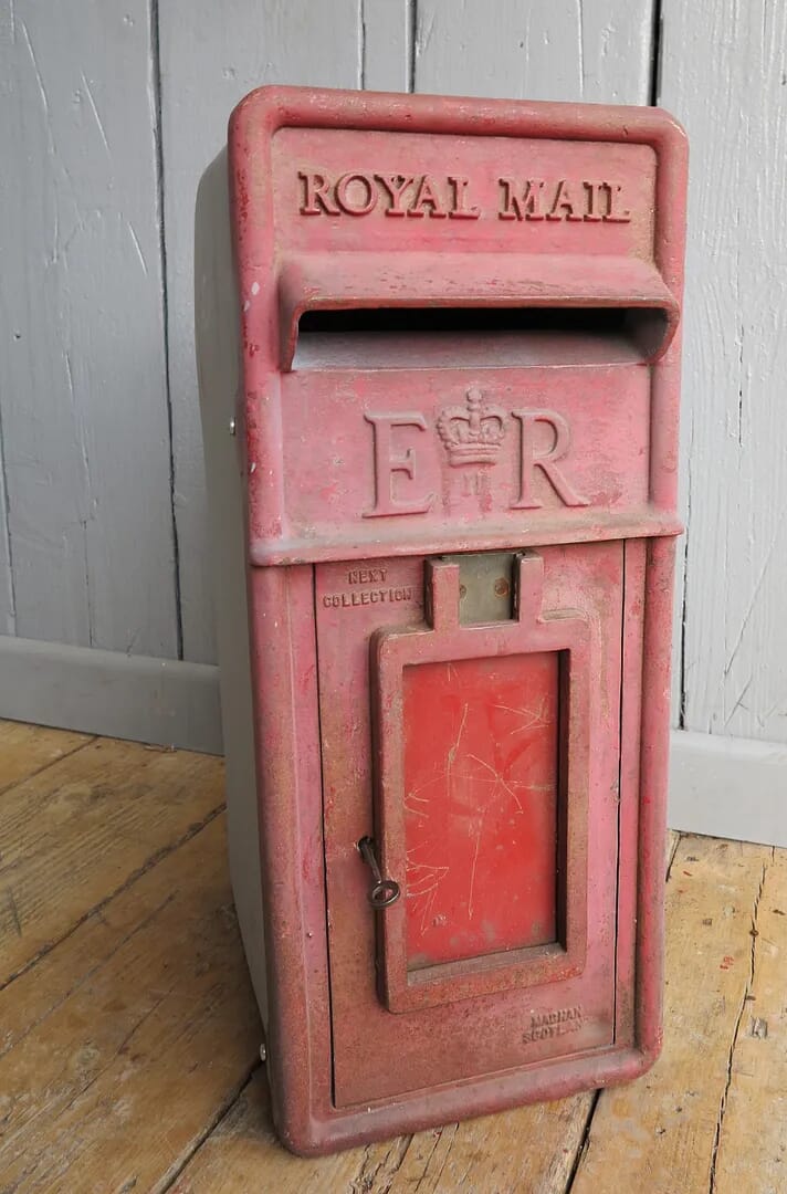 Royal Mail Post Office Arch Back Original Post Box  - 7442C