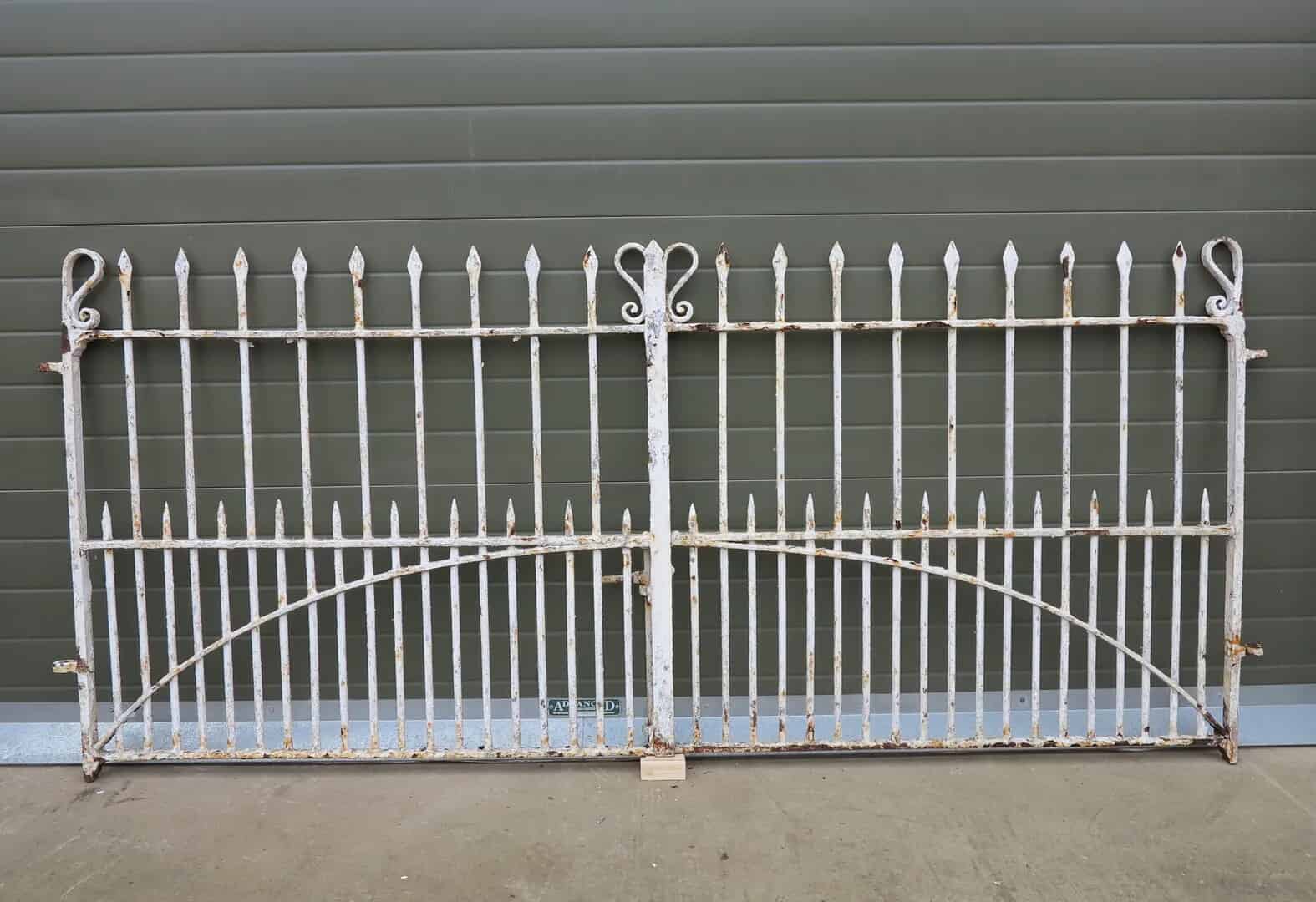 Primary Image - Pair of Antique Wrought Iron Driveway Gates