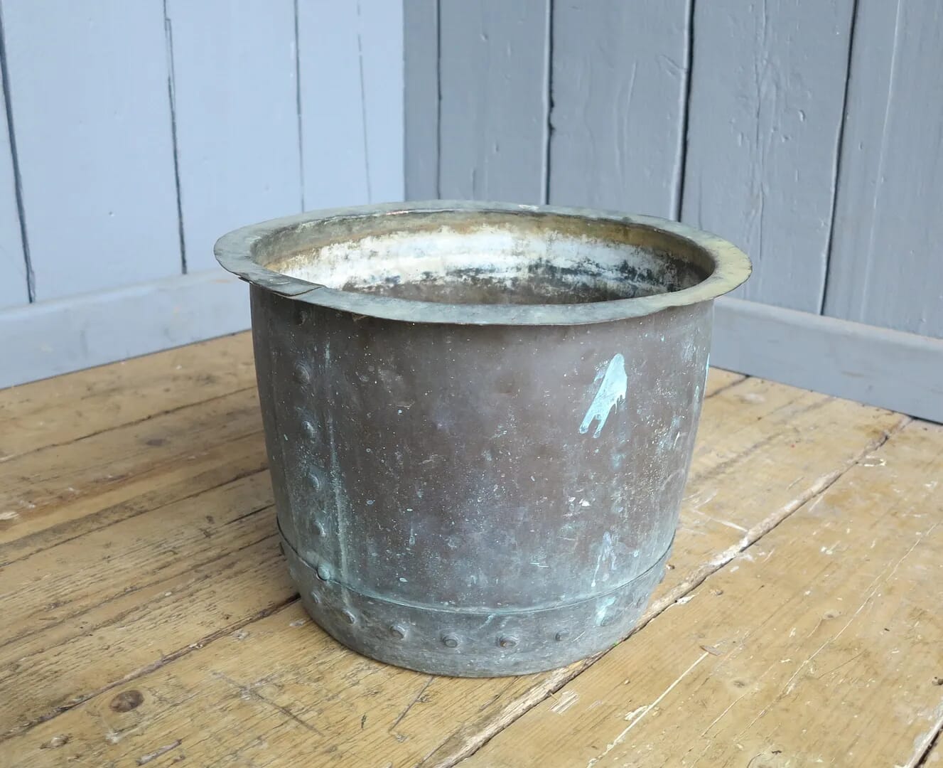 Copper Garden Planter / Plant Pot - 7638