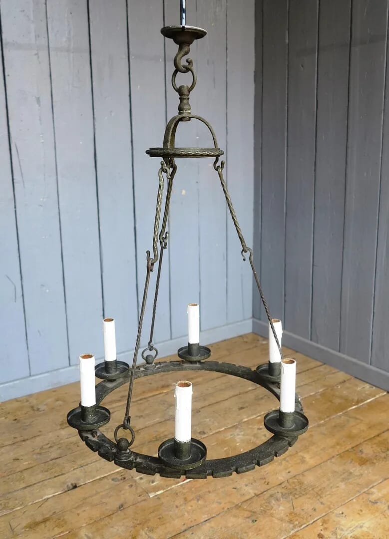 Hand Crafted Medieval Hanging Ceiling Light - 7616