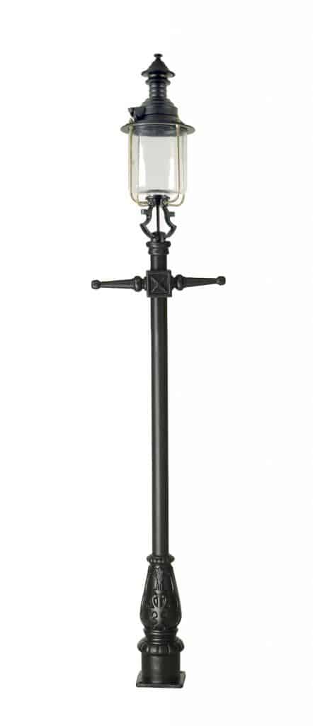 Primary Image - Black Belgravia Lantern and Cast Iron Lamp Post