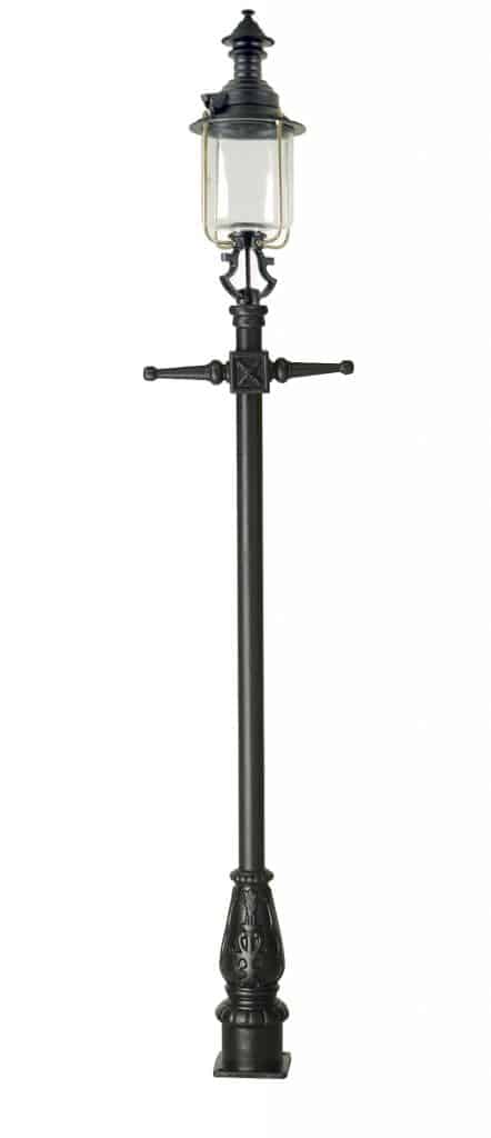 Primary Image - Belgravia Black Lantern and Cast Iron Lamp Post