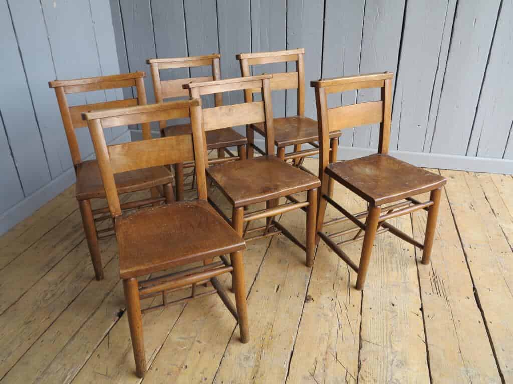 Primary Image - Set of 6 Church Chairs Without Bible Backs