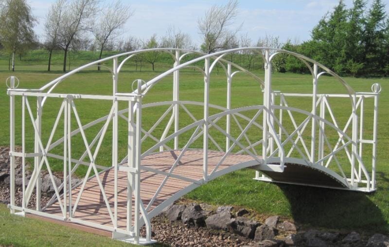 Pedestrian Timber and Iron Foot Bridge - T0008