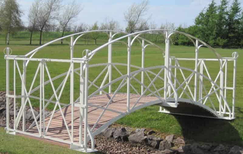 Pedestrian Timber and Iron Foot Bridge - 'The Chatsworth 12ft' from UKAA