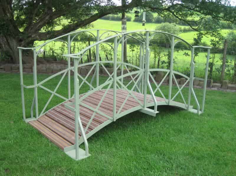 Pedestrian Timber and Iron Foot Bridge - 'The Chatsworth 8ft'