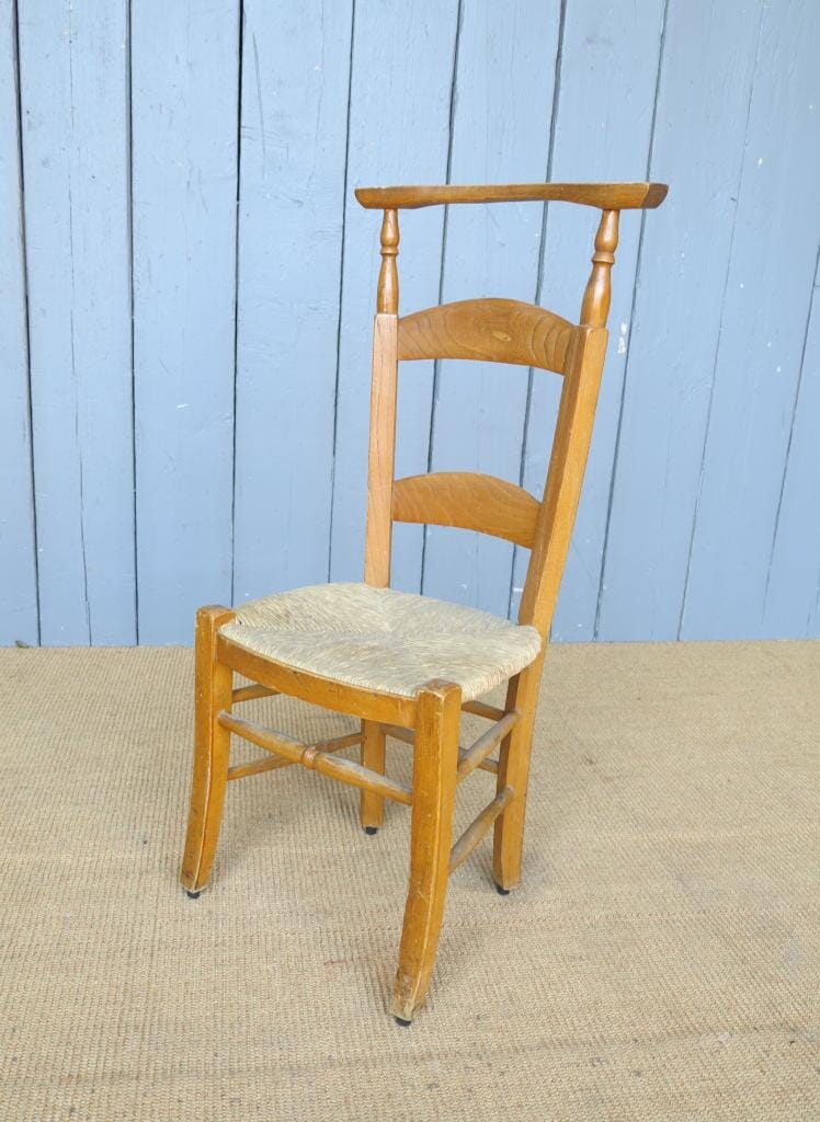 Reclaimed Antique Rush Seated Kitchen Chairs - 5530/6828