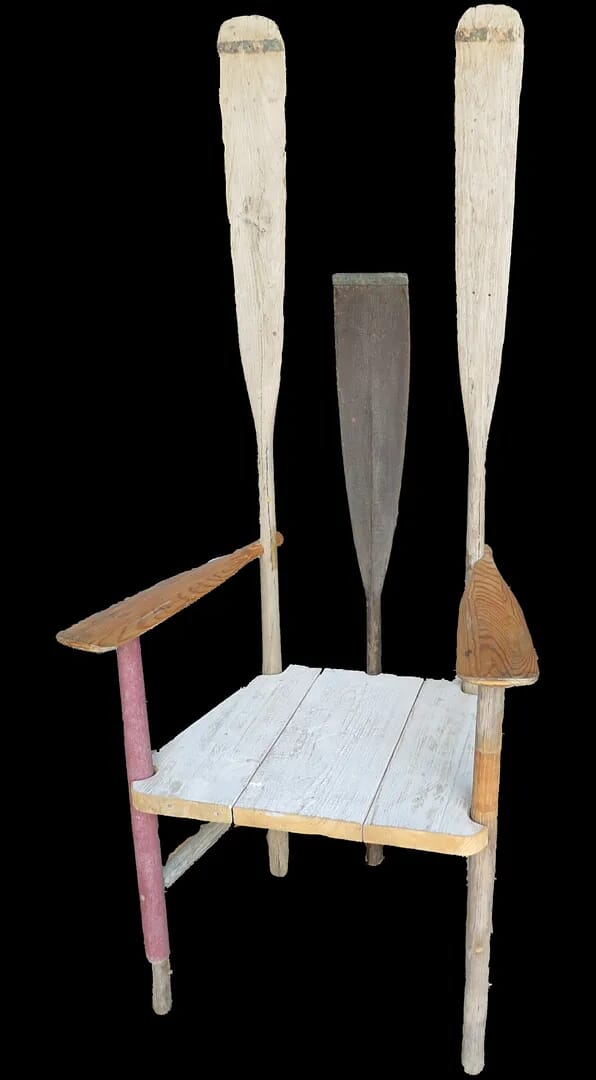 Unusual Rowing Theme Vintage Chair - 6922