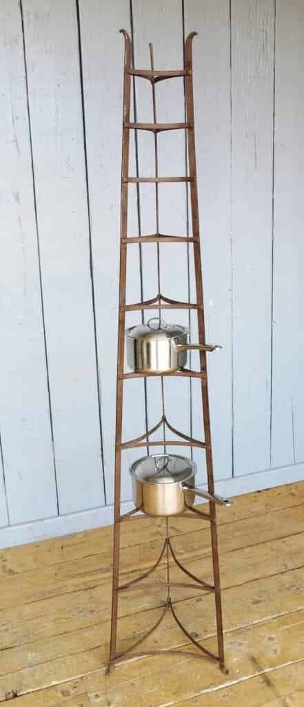 Primary Image - Large Free Standing Wrought Iron Pan Stand - Rack