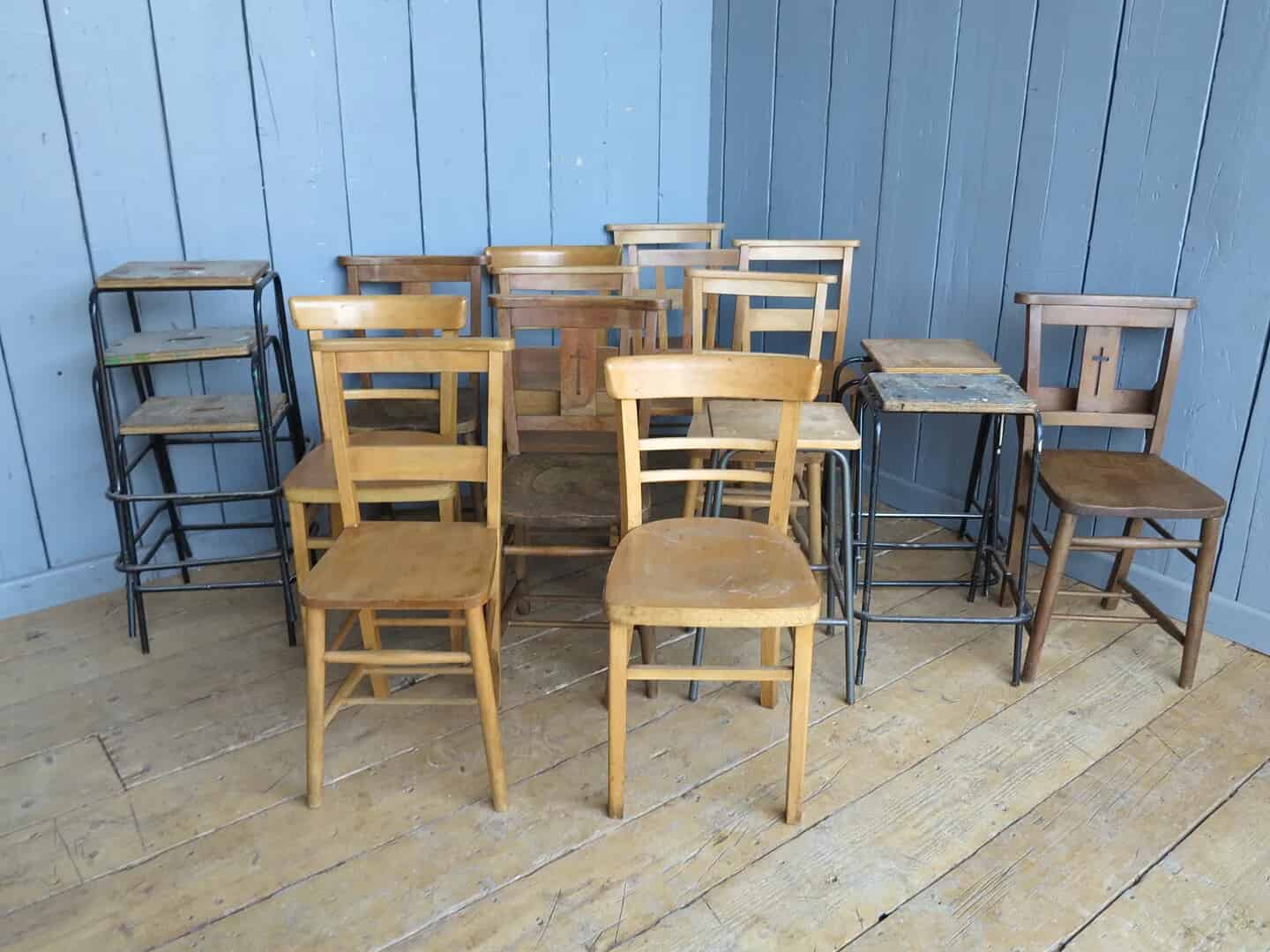 Primary Image - Mixture of Church Chairs and Stools