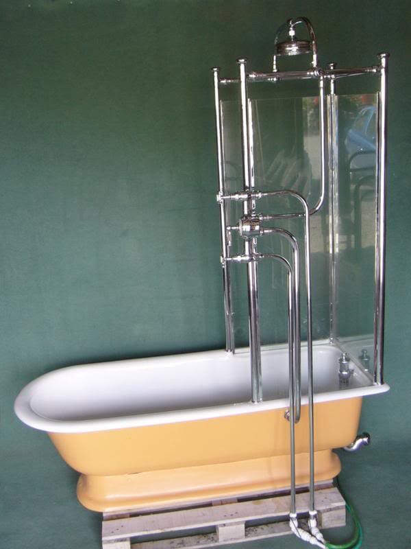 Totally Original Victorian Canopy Shower Bath - 3376