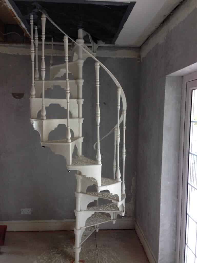 Primary Image - Cast Iron White Spiral Staircase