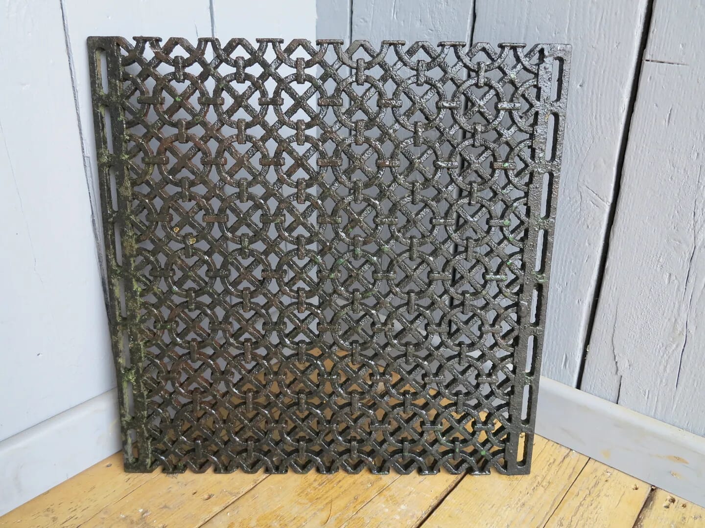 Rare Large Cast Iron Floor Grilles - 7698