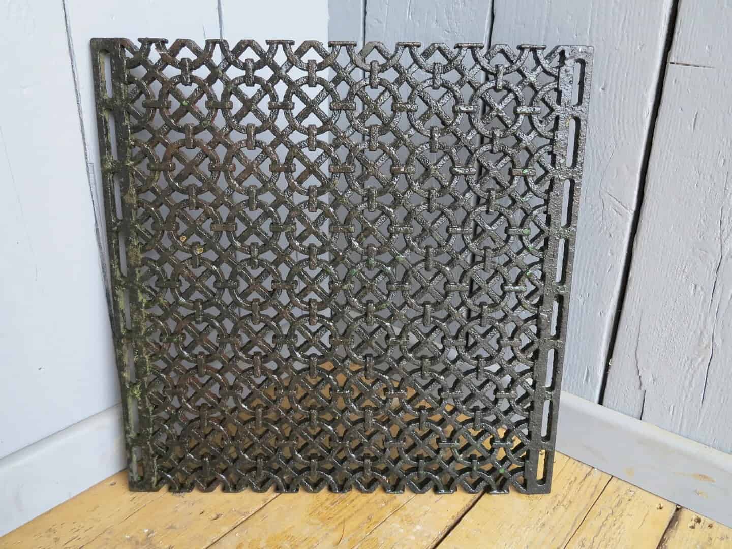 Primary Image - Rare Large Cast Iron Floor Grilles