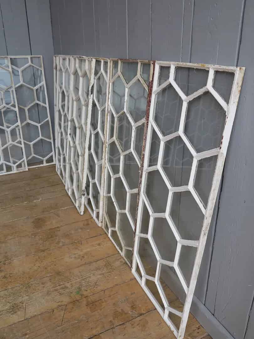 Primary Image - Antique Lattice Pattern Cast Iron Window