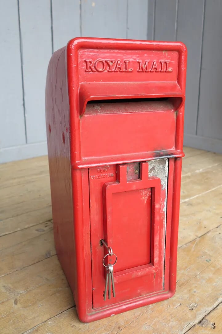 Post Office Red Royal Mail Arch Back Post Box  - 7741