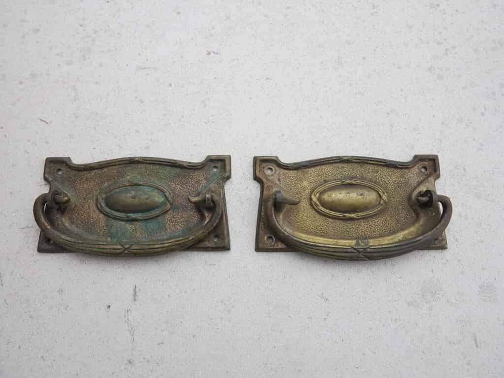 Pair of Brass Cupboard & Drawer Handles