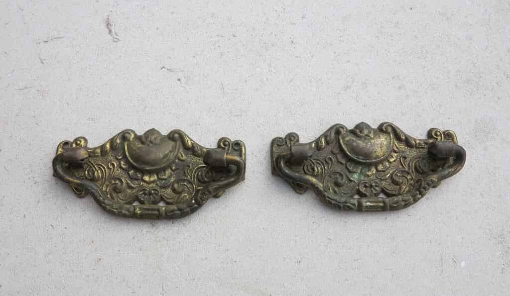 Pair of Brass Drawer Handles