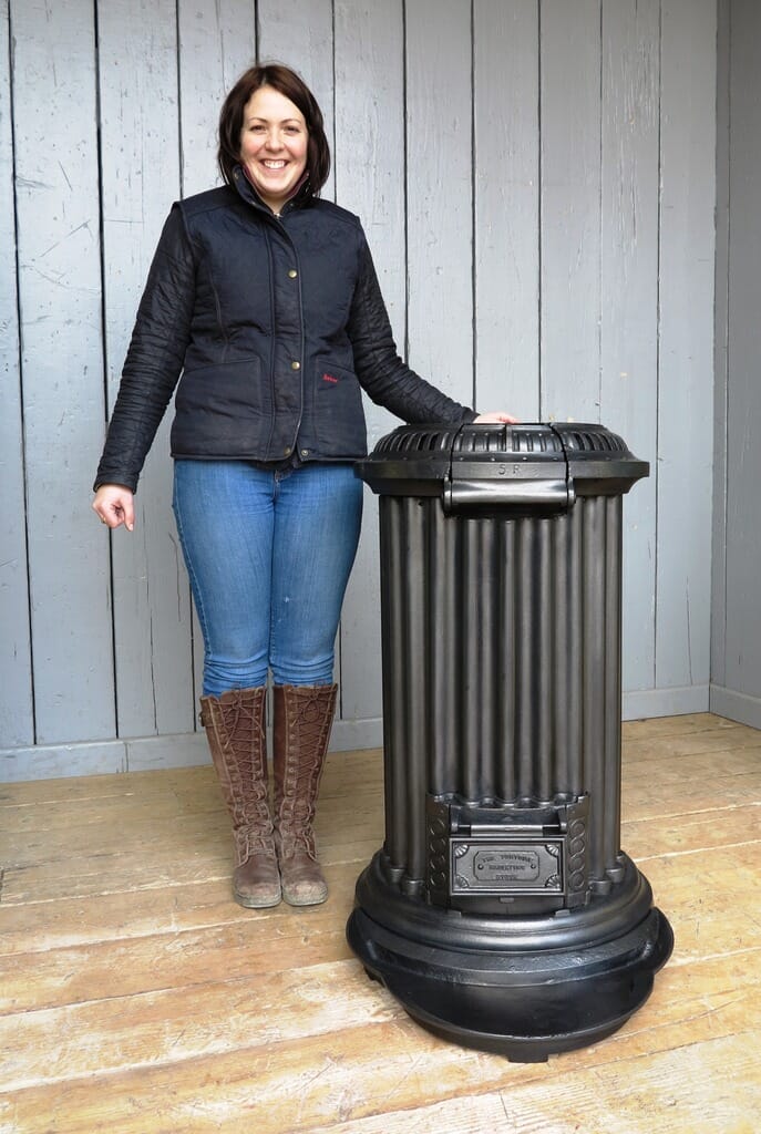 Rare Very Large Antique Tortoise Radiator Stove - 7719