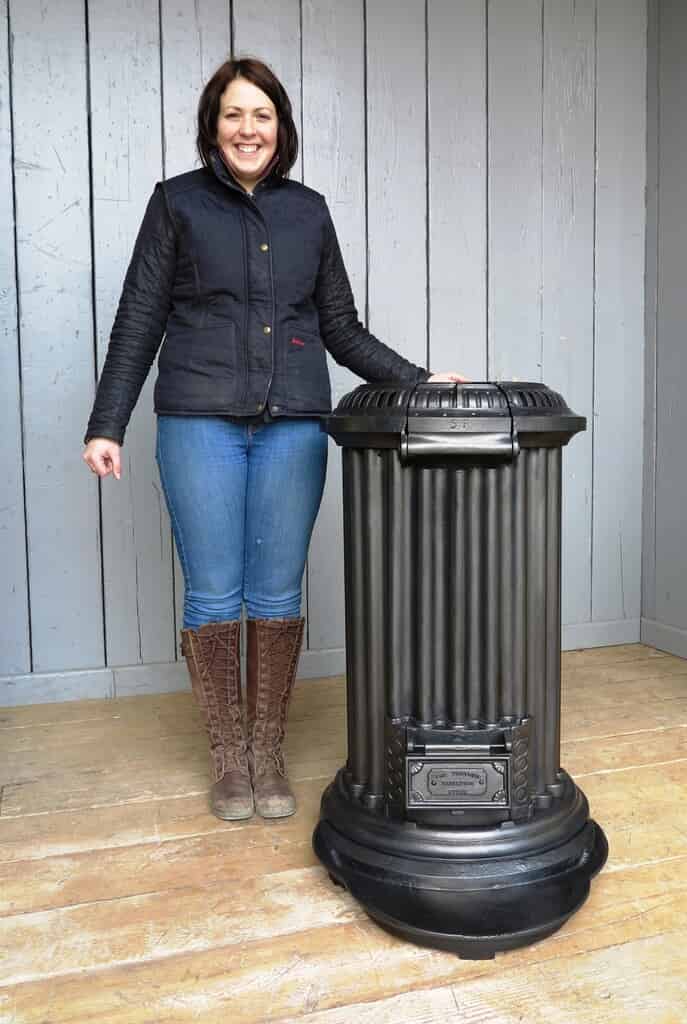 Rare Very Large Antique Tortoise Radiator Stove