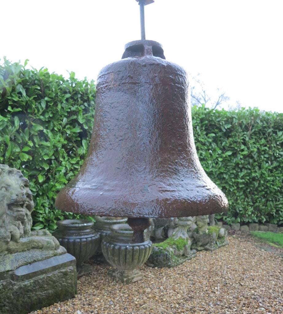 Naylor, Vickers & Co Reclaimed Steel Bell With Original Clapper - 7671