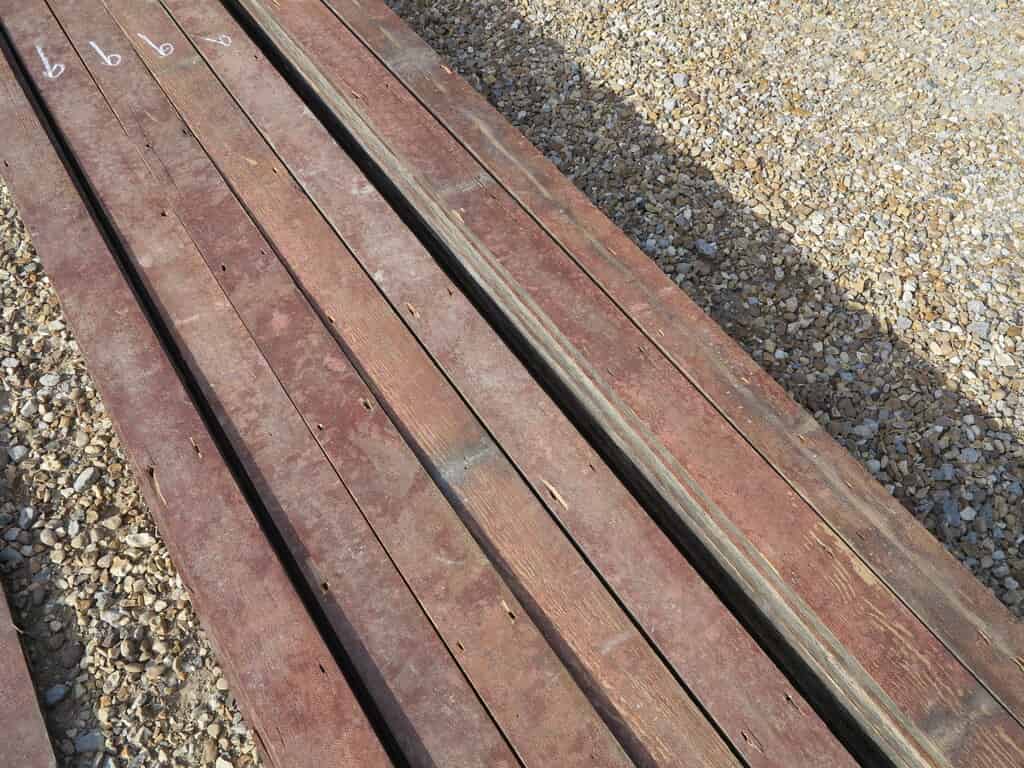 Antique Reclaimed Pitch Pine Square Edged Floorboards