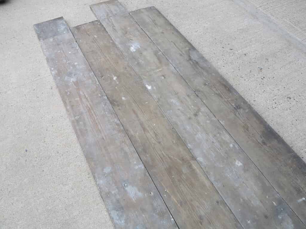 Antique Reclaimed Pine Square Edged Floorboards