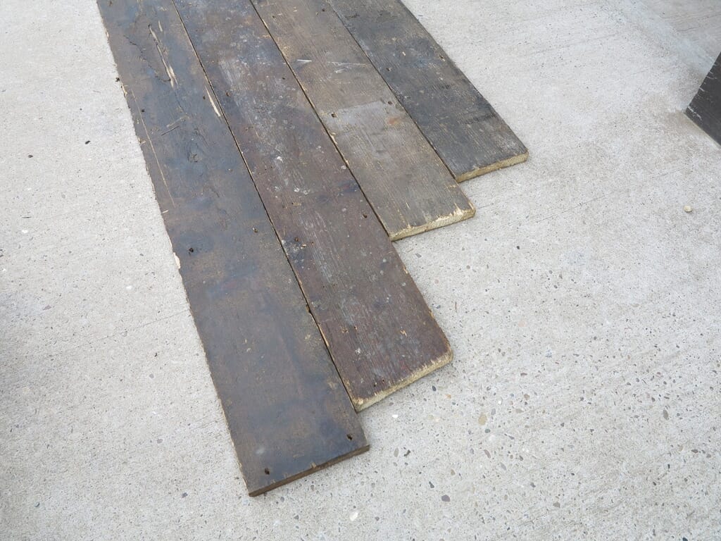 Reclaimed Pine Square Edged Antique Floorboards - 7859