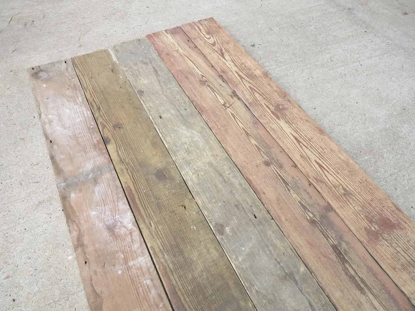 Pine Square Edged Antique Reclaimed Floorboards
