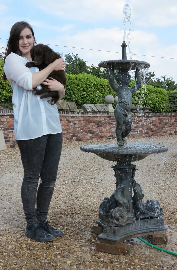 Antique Lead Reclaimed Water Fountain - 7876