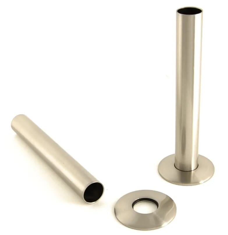Satin Nickel Pipe Sleeving Kit - sles