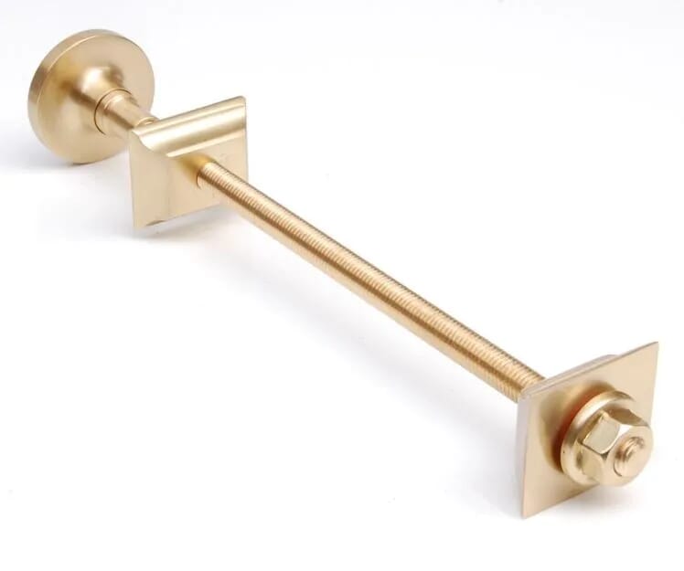 Luxury Brass Cast Iron Radiator Wall Stay - Wsluxb