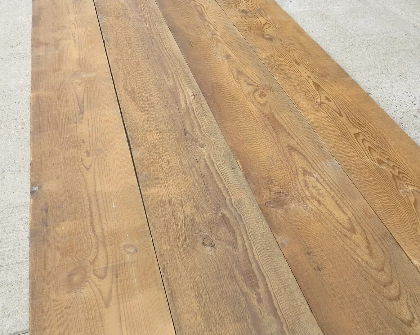Pine Antique Square Edged Floorboards  - 7947