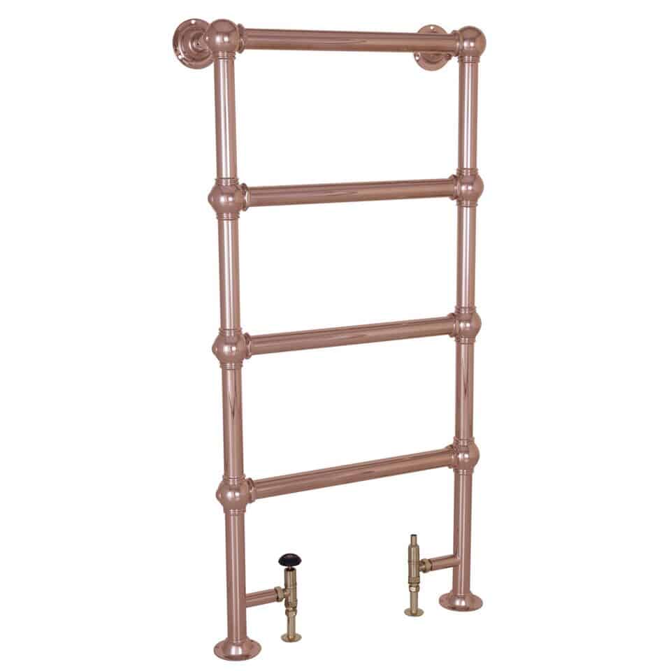 Carron Colossus 4 Bar Copper Floor Mounted Towel Rail