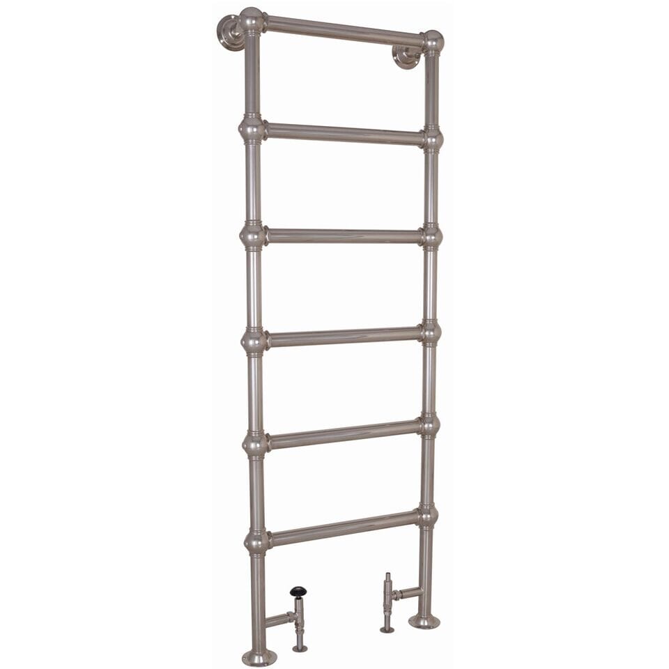 Carron Colossus 6 Bar Nickel Floor Mounted Towel Rail - TOW015
