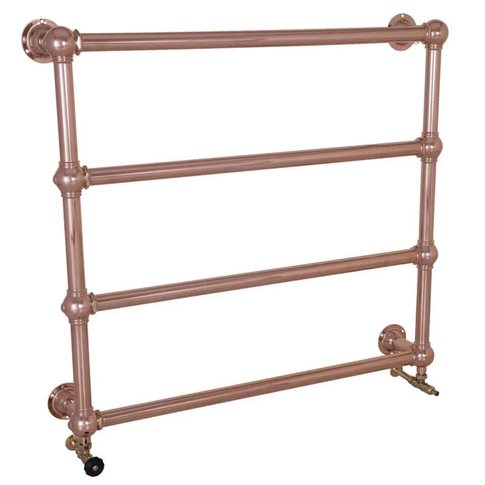 Carron Large Colossus 4 Bar Copper Wall Mounted Towel Rail