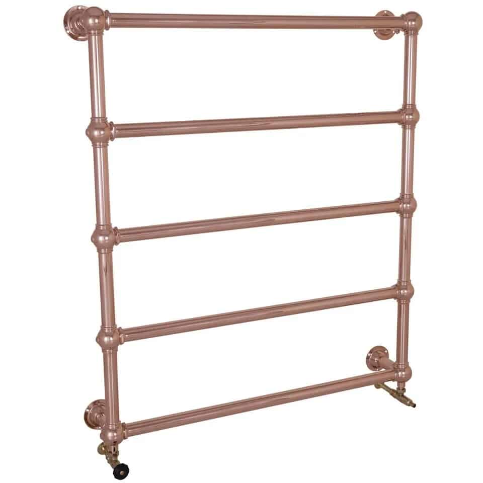 Carron Large Colossus 5 Bar Copper Wall Mounted Towel Rail