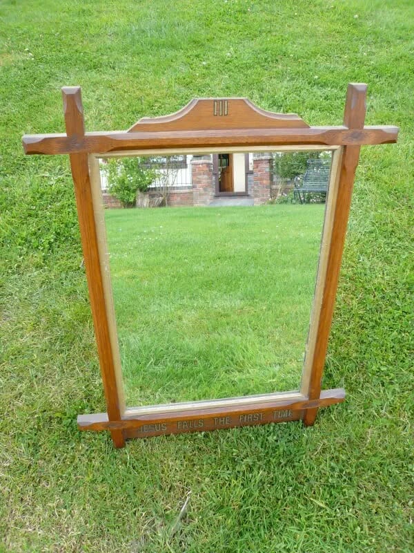 Reclaimed Oak Station of the Cross - 3367