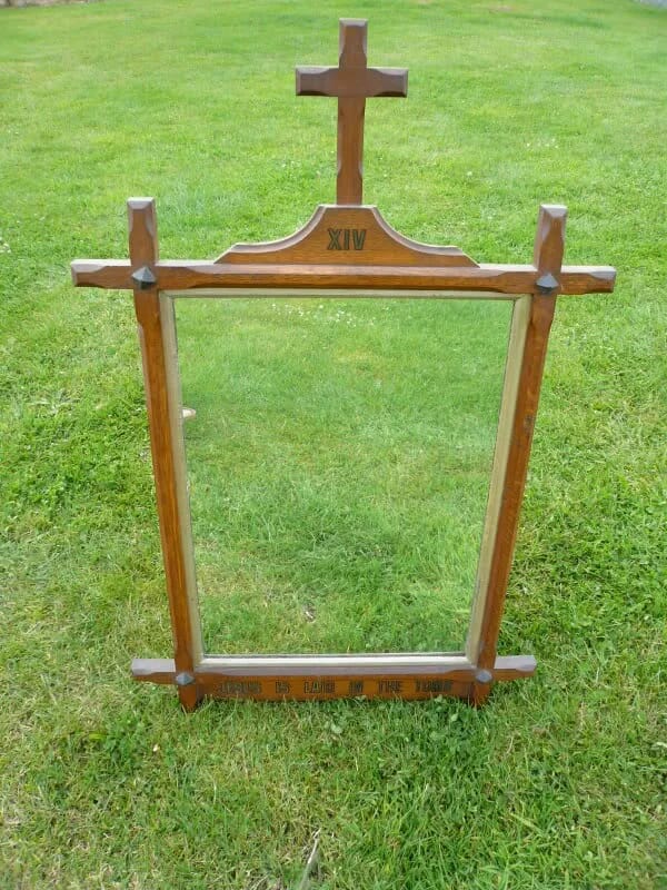 Victorian Oak Station of the Cross - 3369