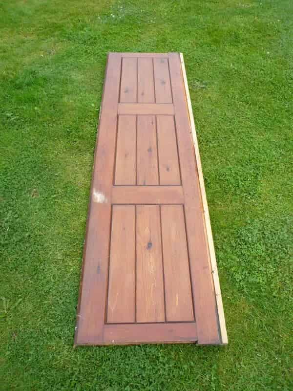 Antique Victorian Pitch Pine Wall Panelling