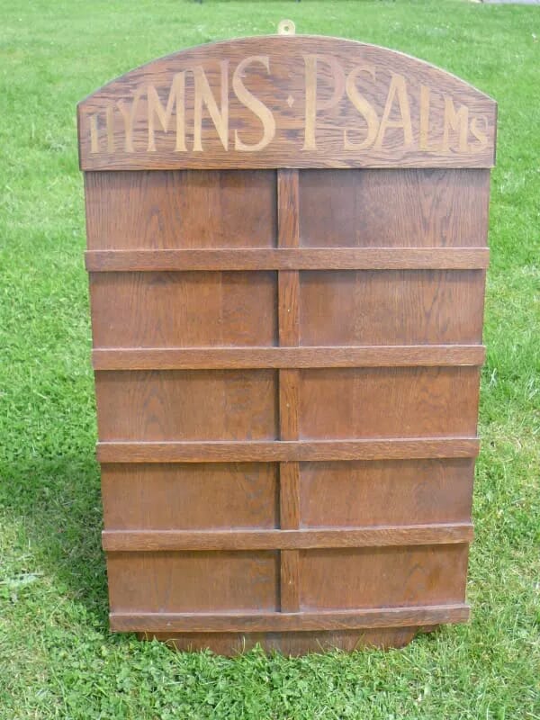 Reclaimed Victorian Hymn / Psalm / Picture Board - 3312