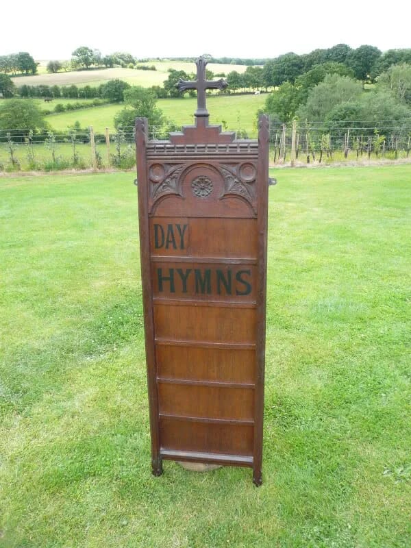 Large Gothic Original Victorian Hymn Board - 3375