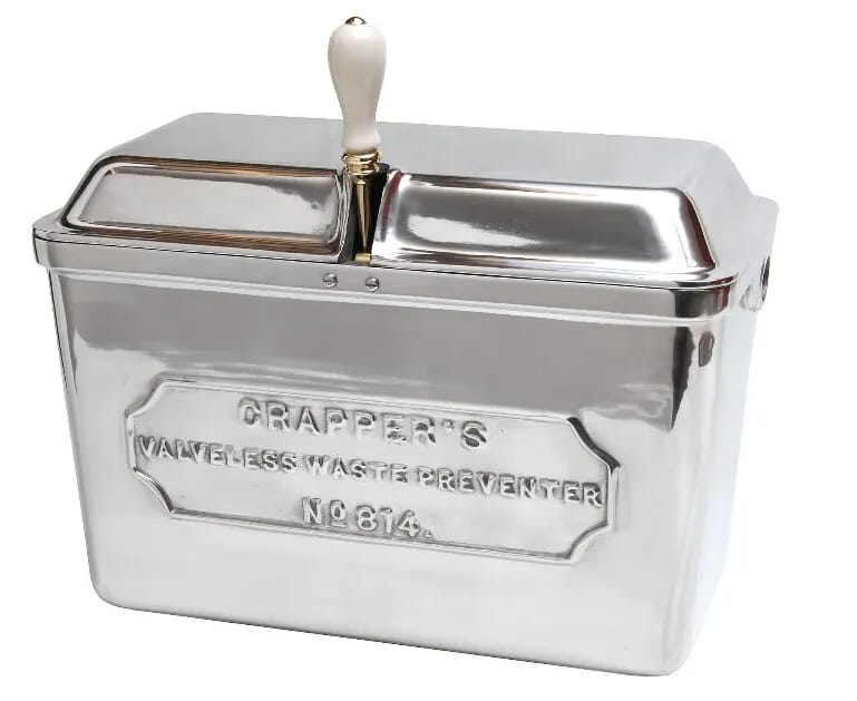Thomas Crapper Polished Alloy '814' High or Low Cistern - TC814LLPA