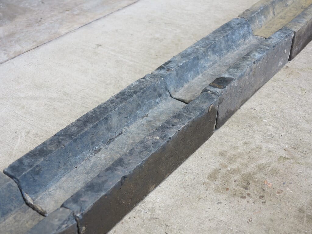 Victorian Reclaimed Blue Rainwater Gullies - 7980