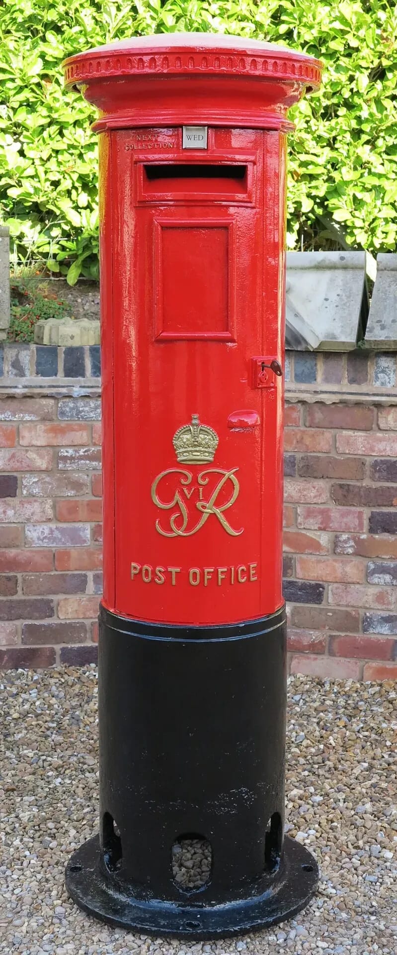 Original Royal Mail Cast Iron 'George VI' Pillar Box  - 7430