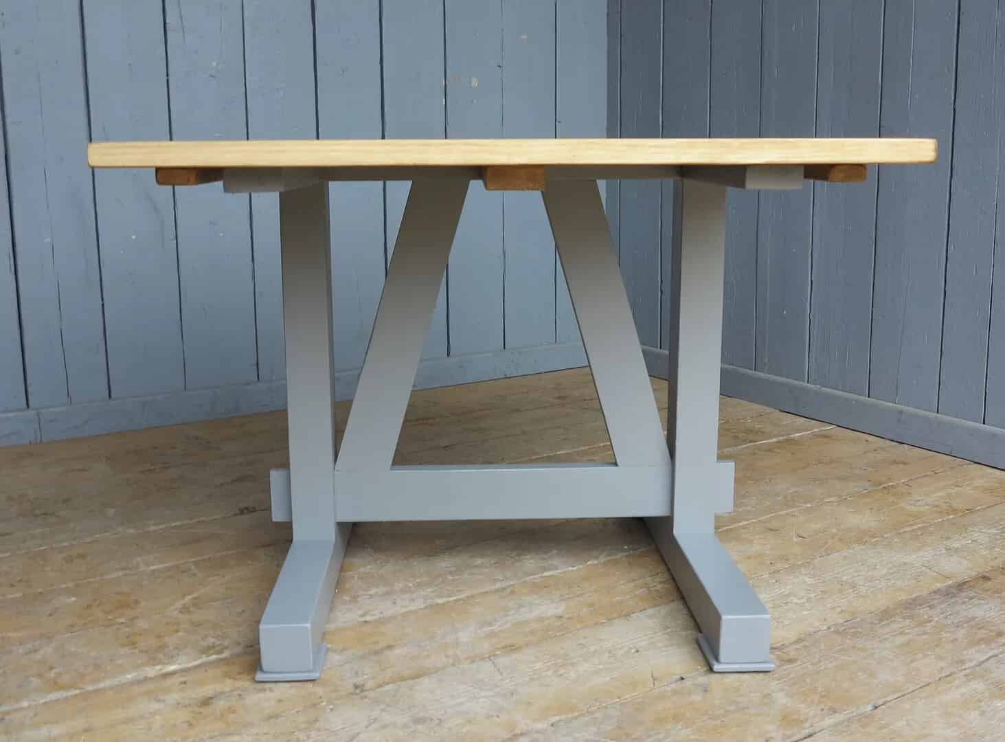 Refectory Style Base Plank Top Kitchen Farmhouse Table