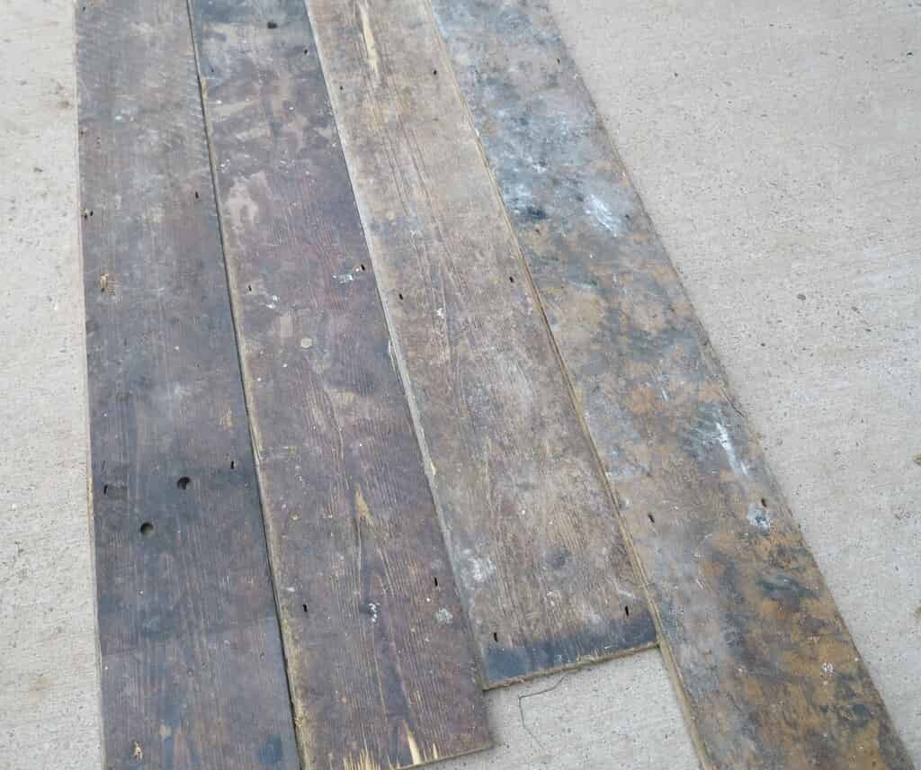 Reclaimed Antique Pine Tongue & Groove Floorboards 