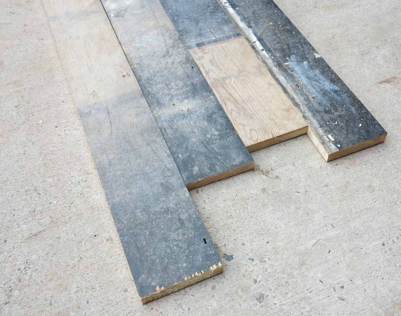 Antique Pine Square Edged Floorboards 